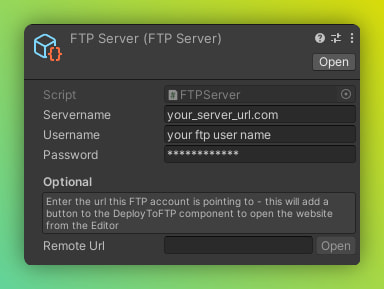 FTP Server Asset