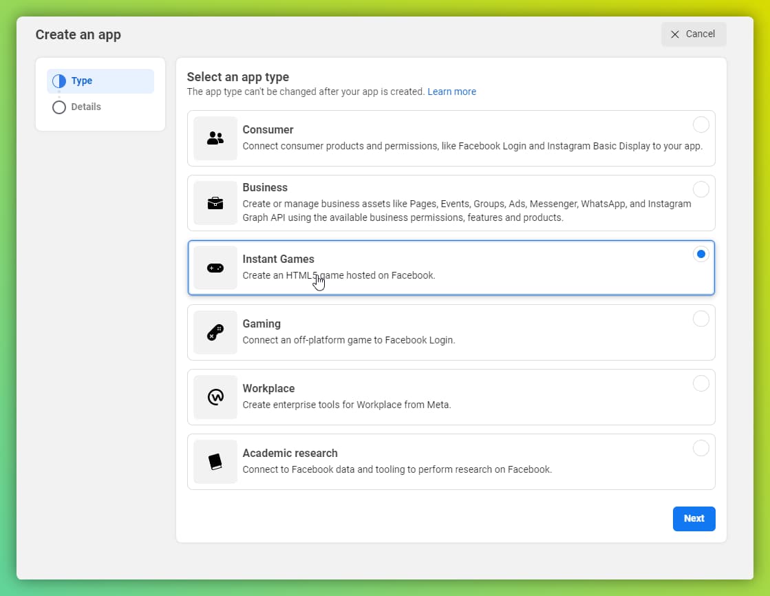 Select Instant Games